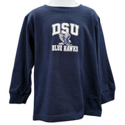 Toddler Navy Cotton Long Sleeve