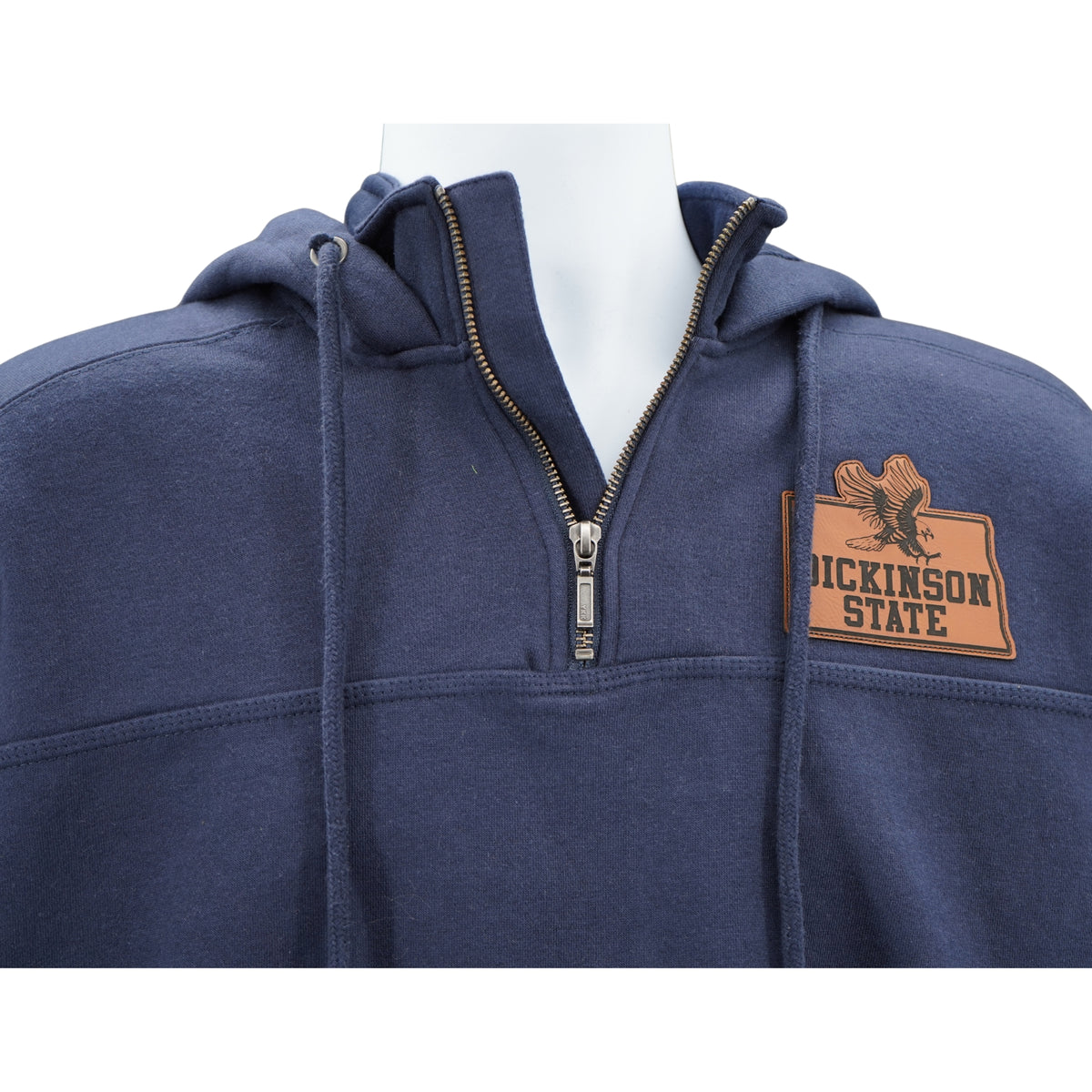 Navy 1/4 Zip Hooded Sweatshirt