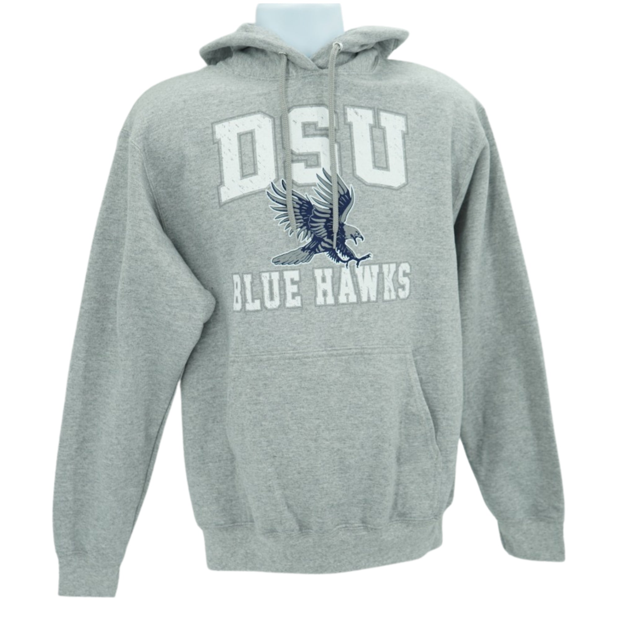 Port & Co™ Heather Grey Essential Fleece Pullover Hooded Sweatshirt