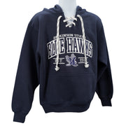 Navy Laced Hood