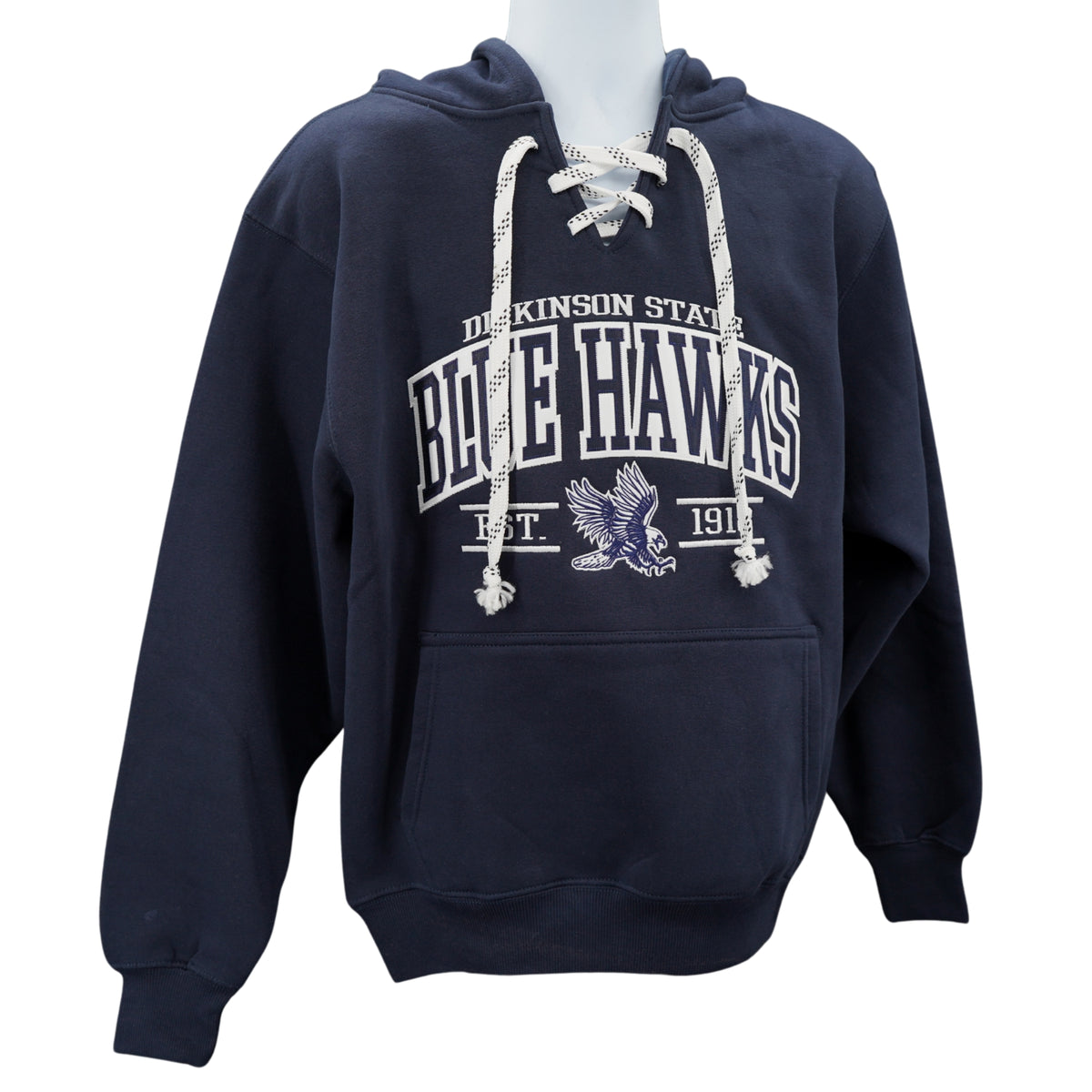 Navy Laced Hood