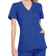 Overlapping Scrub Top