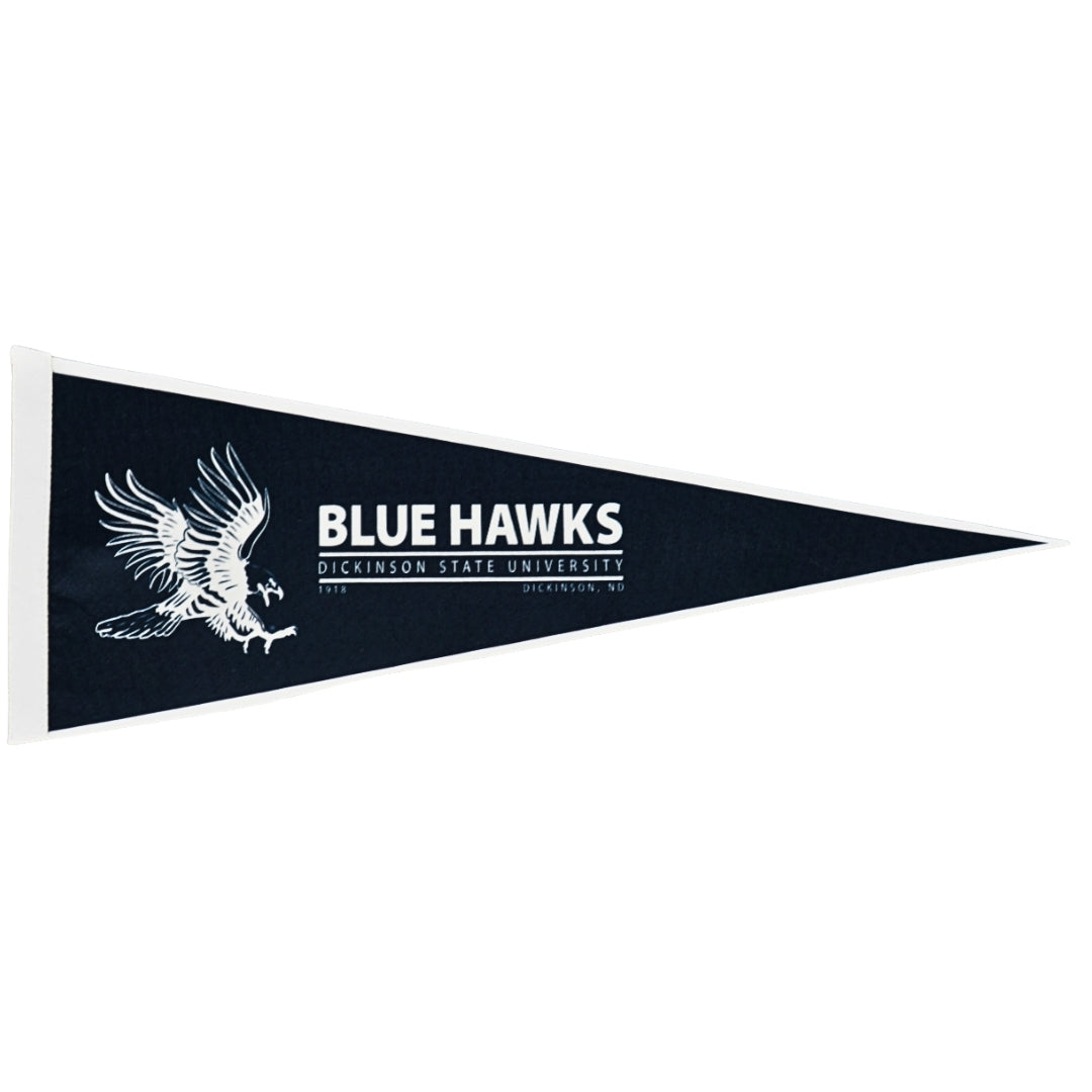 Blue Hawks Dark Navy Pennant Banner