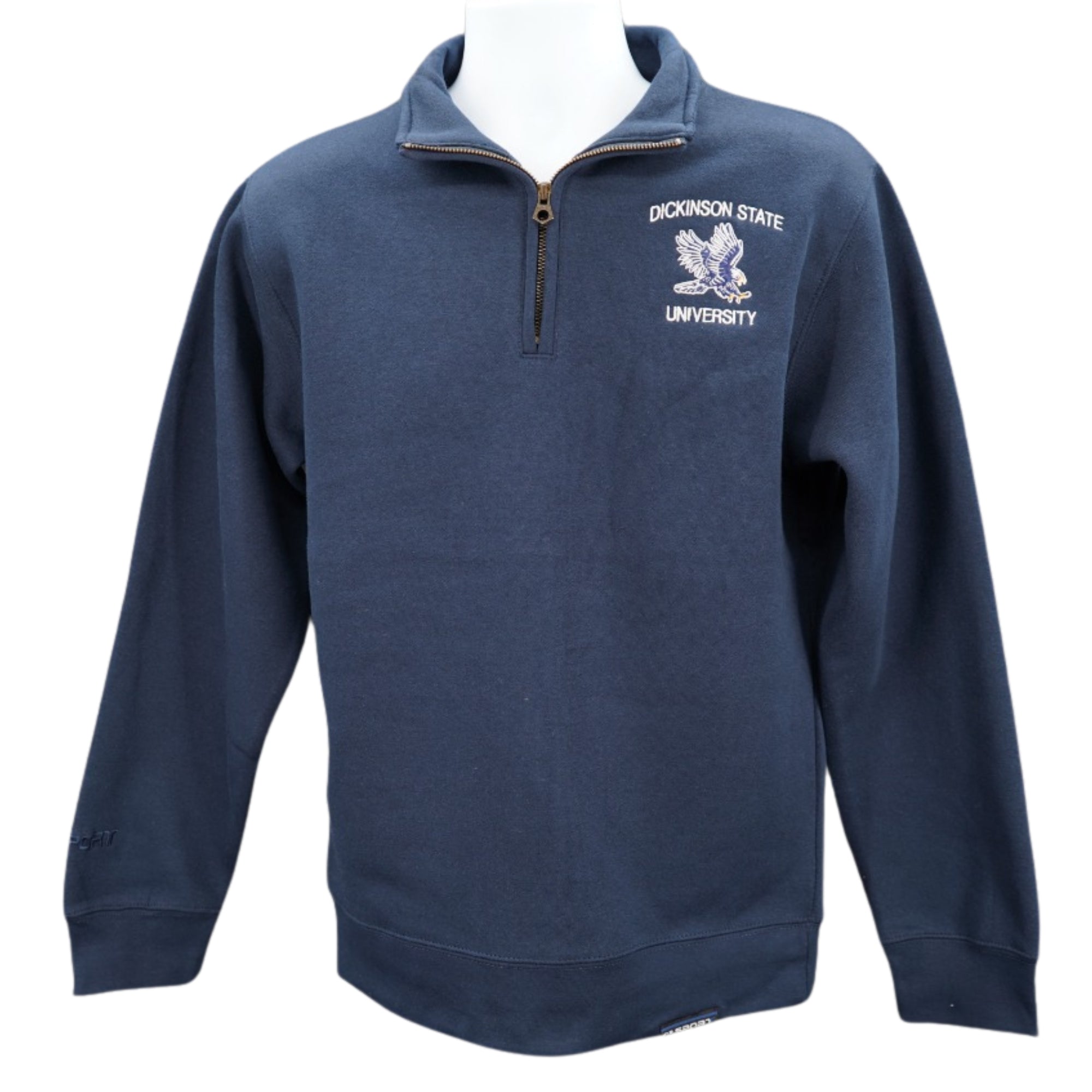 THROWBACK LIMITED EDITION - Navy 1/4 Zip Sweater