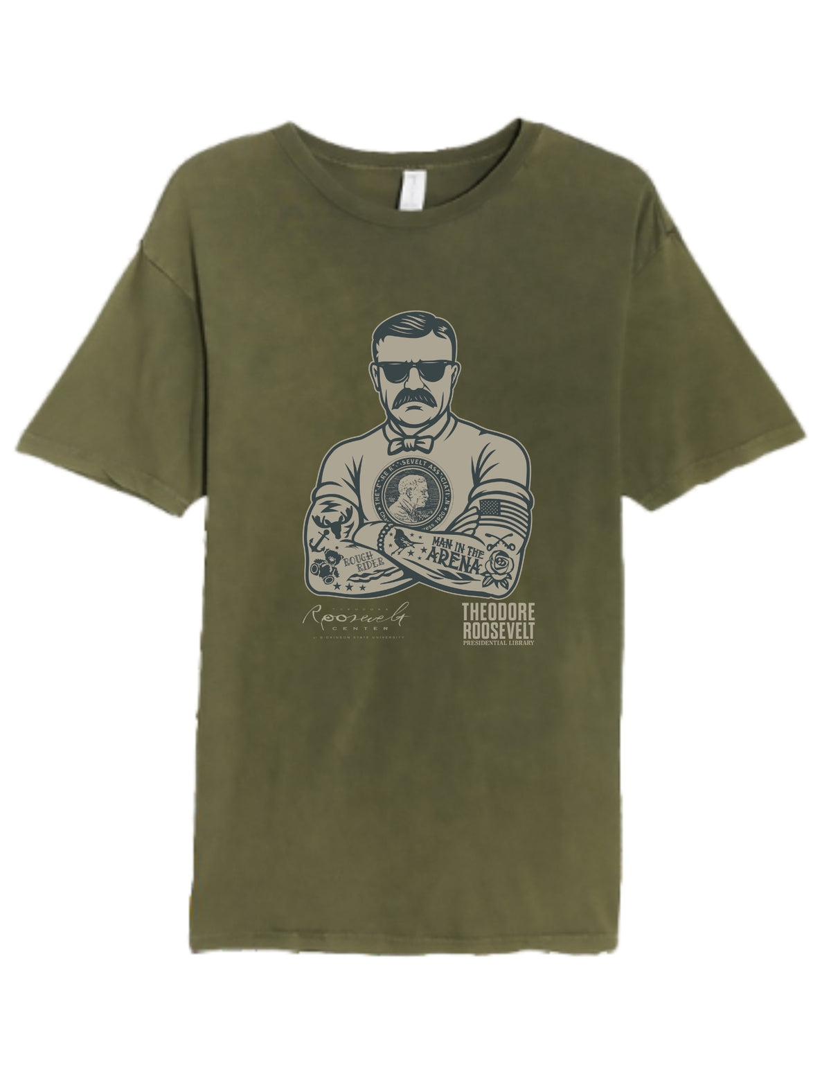 Theodore Roosevelt Vintage Olive Shirt