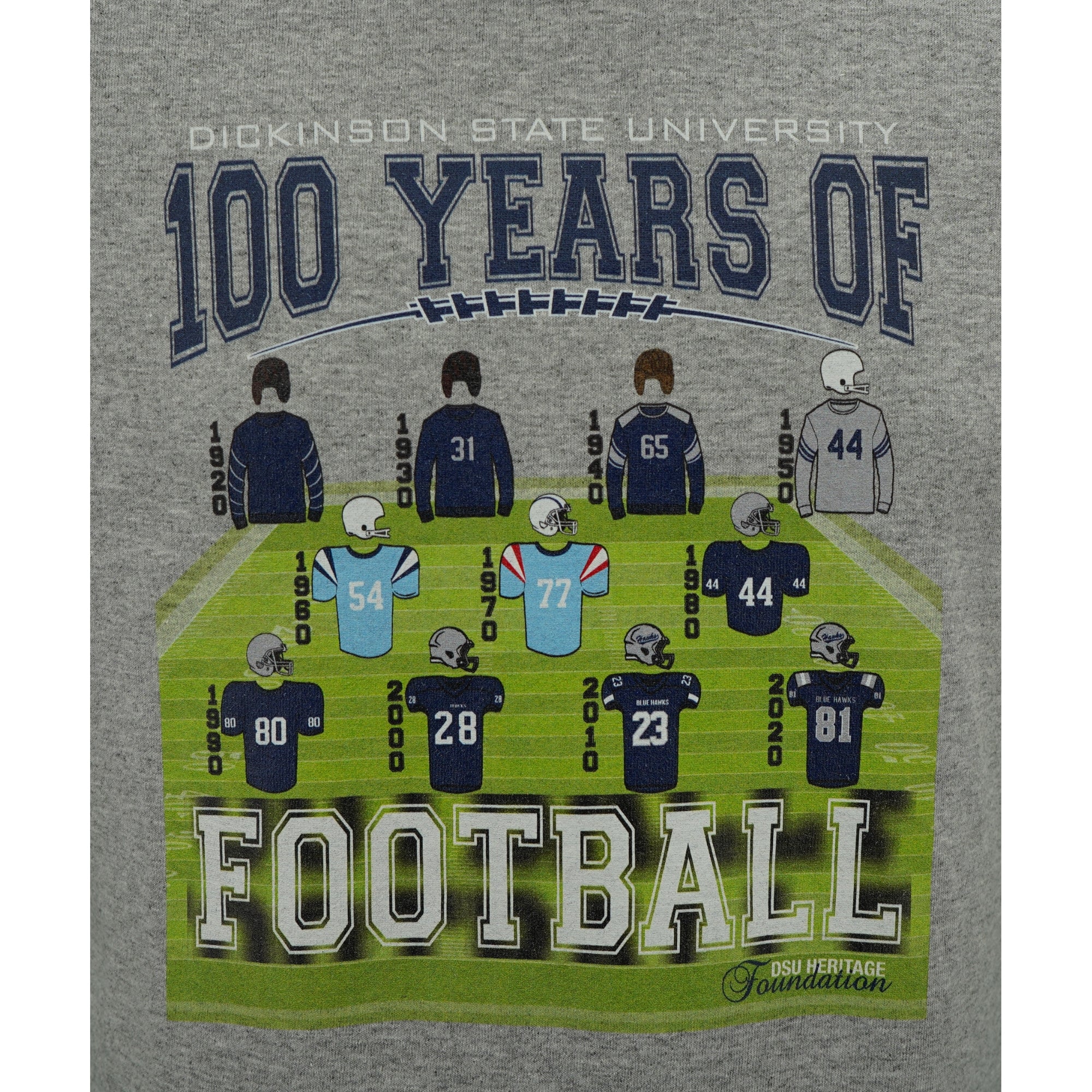 100 Years of DSU Football 1925-2025 Youth T-Shirt
