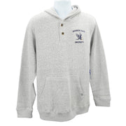 THROWBACK LIMITED EDITION - Light Grey 1/4 Button Hoodie