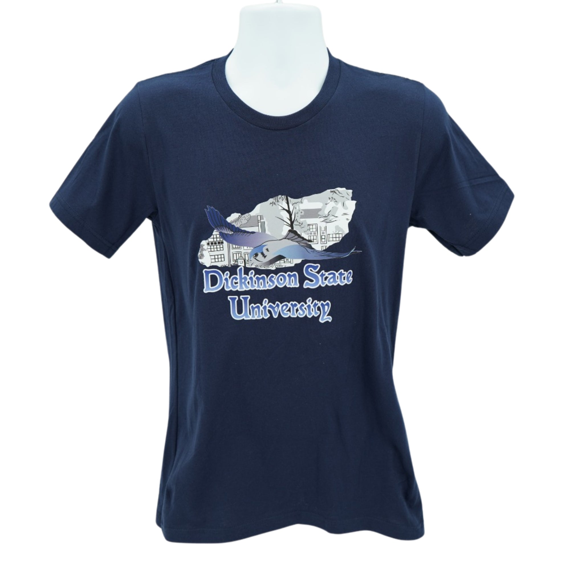 HAND DRAWN DESIGN - BELLA+CANVAS Navy Tee