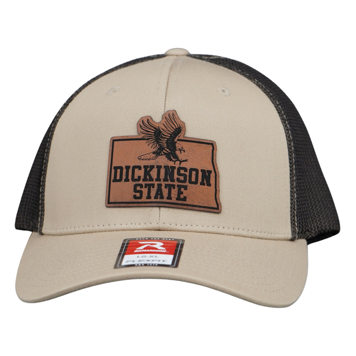 Richardson Stretch Fit Trucker Hat with Leather Patch
