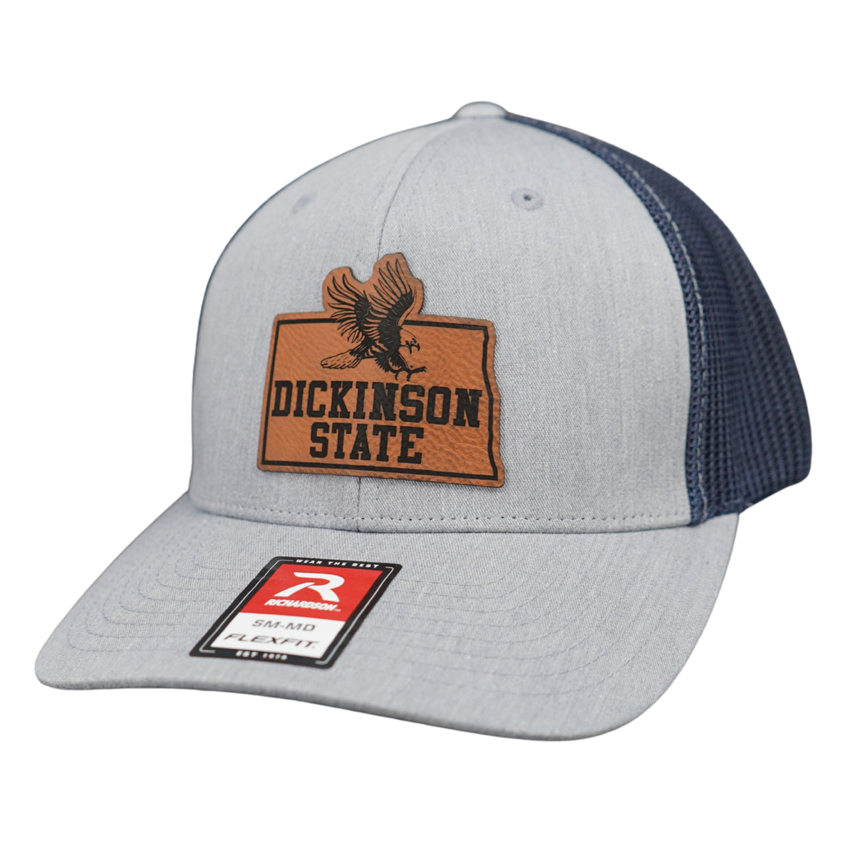 Richardson Stretch Fit Trucker Hat with Leather Patch