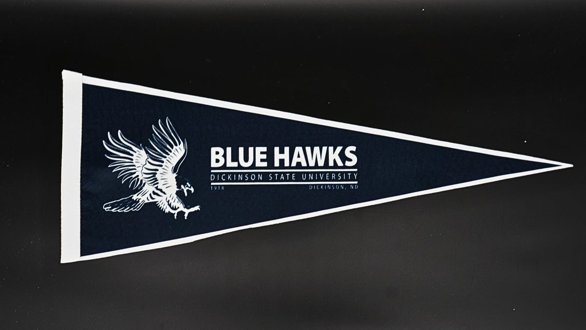 Blue Hawks Dark Navy Pennant Banner