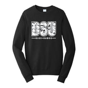 Crew - Black - DSU Camo - Blue Hawks