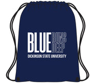 Drawstring Sportpack - Blue Runs Deep Dickinson State University